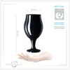 PLATINUX Schwarze Biertulpen Biergläser Set 6 Teilig 450ml Produktbild-Vorschau 5