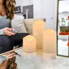 LED-Kerze LED Kerzen-Set 3-teilig mit Timer für Drinnen und Produktbild-Vorschau 8