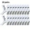 10er Pack Sportsocken Weiß Gr. 39-46 Rutschfest Grip Produktbild-Vorschau 2