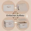 SONGMICS Stoffbox, faltbare Aufbewahrungsbox mit Griffen, Produktbild-Vorschau 6