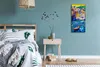 Leinwand Uhr Küche Wohnzimmer Bild 30x60 Italien Stadt Produktbild-Vorschau 4