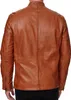 Tazzio Herren Jacke Lederjacke Echtleder 19707 Cognac M Produktbild-Vorschau 4