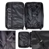 The interior of an open black suitcase is shown, with straps and pockets visible. Náhľad obrázku produktu
