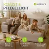 Juskys Sofa Coredo - Taupe, moderne Couch aus Cord mit Produktbild-Vorschau 6