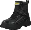 Buffalo Aspha Schnürstiefel Schwarz Produktbild-Vorschau 3