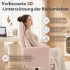 Bürostuhl mit Fußstütze, 135° Verstellbarer Schlafsessel, Produktbild-Vorschau 8