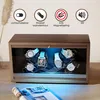Olvy horlogewinder voor 6 horloges, met LED-verlichting, Productafbeelding-voorbeeld 3
