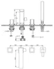 Wannenrandarmatur Fliesenrandarmatur 6081C - Design Produktbild-Vorschau 7