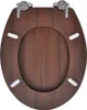 vidaXL Siège de toilette MDF Couvercle avec abaissement Voir les images du produit 4
