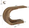 Consolle in legno stile metà secolo moderno, tavolo da Produktbild-Vorschau 7