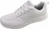 A white Skechers sneaker is shown from a side-angle on a white background. Voir les images du produit