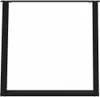 A black U-shaped table leg frame on a white background. Voir les images du produit