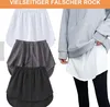 3 Stück Damen Hemdverlängerung Blusenrock Produktbild-Vorschau 3