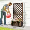 Outsunny, podwyższona skrzynia do uprawy roślin z kratką do Podgląd zdjęcia produktu 3