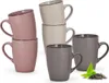 Set di 6 tazze da caffè in gres monocromatico moderno e Anteprima dell’immagine prodotto 1