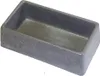 A rectangular concrete basin on a white background. Produktbild-Vorschau