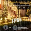 30m Luci Natale da Esterno Cascata, Luci Natale Esterno Anteprima dell’immagine prodotto 8