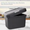 ONVAYA® Komposteimer für die Küche ǀ Anthrazit ǀ Produktbild-Vorschau 4