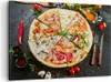 Bild auf Leinwand - Leinwandbild - Pizza Käse Tomaten - Produktbild-Vorschau 1