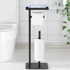 Freistehender Toilettenpapierhalter mit oberem Ablagefach, Produktbild-Vorschau 1