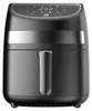 A black air fryer with a digital display and a silver accent. Náhľad obrázku produktu