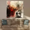Silhouette vom Mann Fantasy Leinwandbild Wandbild Produktbild-Vorschau 3