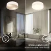 Briloner Plafonnier LED abat-jour en tissu Ø30x10,5 cm rond Voir les images du produit 3