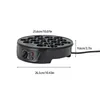 A black electric takoyaki maker with dimensions indicated by measurement lines and text. Náhled obrázku produktu