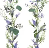 Romantische Lavendel Blumengirlande Deko Lila Rosa Weiß Produktbild-Vorschau 1