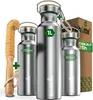 Gourde en acier inoxydable Blockhütte 1 l isolée, thermos 1 Voir les images du produit 1