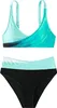 ASKSA Damen Bikini Set Push Up Zweiteiliger Streifen High Produktbild-Vorschau 2