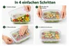 Sada 6 ks strečových viečok – Opätovne použiteľné viečka na Náhľad obrázku produktu 7
