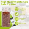 TRMLBE nádoby na korenie štvorcové 12 kusov 120ml Náhľad obrázku produktu 8