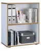 VCM Holzregal stehend | platzsparender Aktenschrank | Maße Produktbild-Vorschau 3