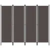 A four-panel room divider is shown standing against a white background. Náhľad obrázku produktu