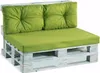 Coussins pour palettes PPF (dossier 120x40 piqué, citron Voir les images du produit 2