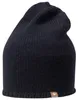Giesswein Unisex Longbeanie Hohloh mit Rippmuster aus Wolle in blau