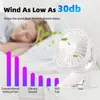 Mini Ventilator Leise-3 Geschwindigkeitsstufen Clip Produktbild-Vorschau 8