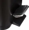 A close-up view of the pedals of a black trash can. Náhled obrázku produktu