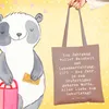Mr. & Mrs. Panda Jutebeutel Spruch 1925 Geburtstag - Braun Produktbild-Vorschau 2