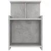 vidaXL Nachttisch Betongrau 40x35x60 cm Holzwerkstoff Produktbild-Vorschau 3