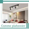 ZMH LED Plafonnier 4 flammes Noir Plafonnier Spots GU10 Voir les images du produit 4