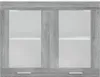 vidaXL Hängeschrank Lyon Glas Grau Sonoma 80x31x60 cm Produktbild-Vorschau 4