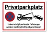 Tabliczka „Zakaz parkowania” Mucola na prywatny parking, 30 Podgląd zdjęcia produktu 1