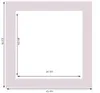 Fotorahmen Italien – Puderrosa, 20x20 cm Produktbild-Vorschau 2