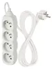 Prodlužovací kabel 2 m / 4 zásuvky / bílý / PVC / 1 mm2 Náhled obrázku produktu