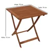 DEGAMO Gartentisch Klapptisch CORUNA 70x70cm, Eukalyptus Produktbild-Vorschau 6