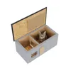 QLS Casetta per gatti in legno 86x47x37cm con anticamera Anteprima dell’immagine prodotto 6