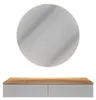 Planetmöbel AMYRA Konsolentisch 100 cm in Gold Eiche / Weiß Produktbild-Vorschau 6