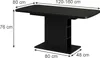 Esstisch Vicco Fenaro Schwarz 120 x 80 cm mit offenen Produktbild-Vorschau 2